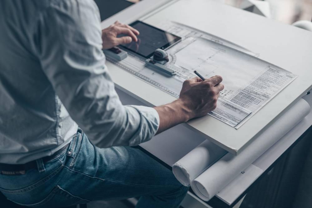 Réalisation de plans à Lagorce